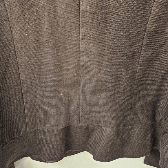 NWT - Linen "Carole Little" Brown Blazer - Lined - Size XL - Picture 12 of 12